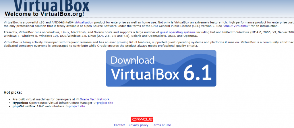 virtualbox instalacja 