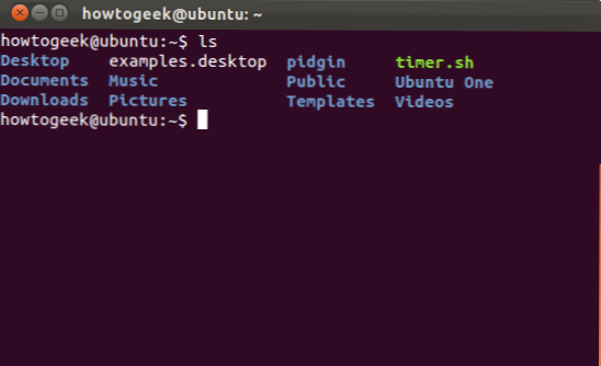 Polecenia Linux, Terminal linux
