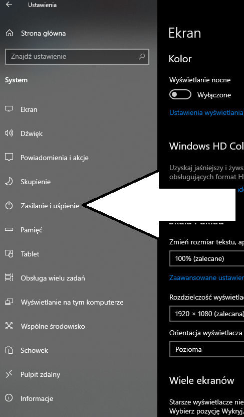 Jak wyłączyć wygaszanie windows