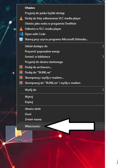 Ukryty folder windows 10