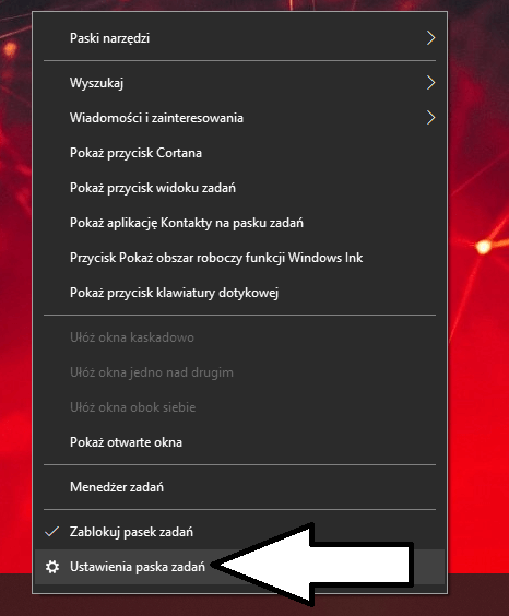 pasek zadań windows